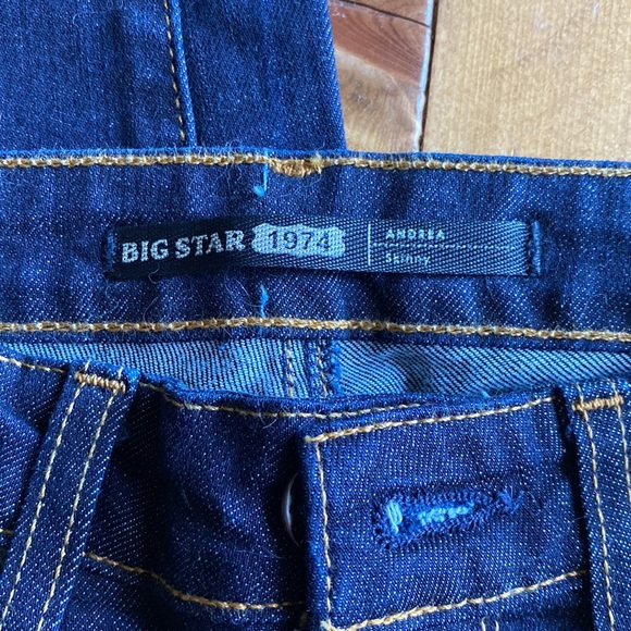 Big Star 1974 Andrea Skinny Dark Blue Jeans Size 24 - Picture 5 of 8